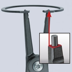 Knipex-Tangen.nl | Precisie-borgveertang 49 11 A0 recht KNIPEX | 49...