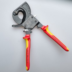 Knipex-Tangen.nl | Kabelschaar Ratelprincipe 95 36 250 VDE KNIPEX |...