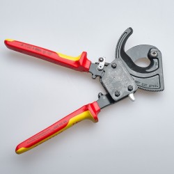Knipex-Tangen.nl | Kabelschaar Ratelprincipe 95 36 250 VDE KNIPEX |...