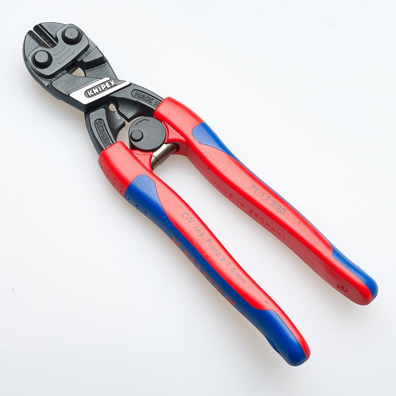 Knipex-Tangen.nl | CoBolt® Boutensnijtang met veer 71 12 200 KNIPEX...