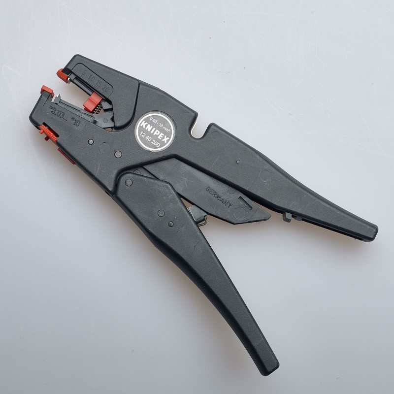 Knipex-Tangen.nl | Zelfinstellende Striptang 12 40 200 KNIPEX | 12 ...