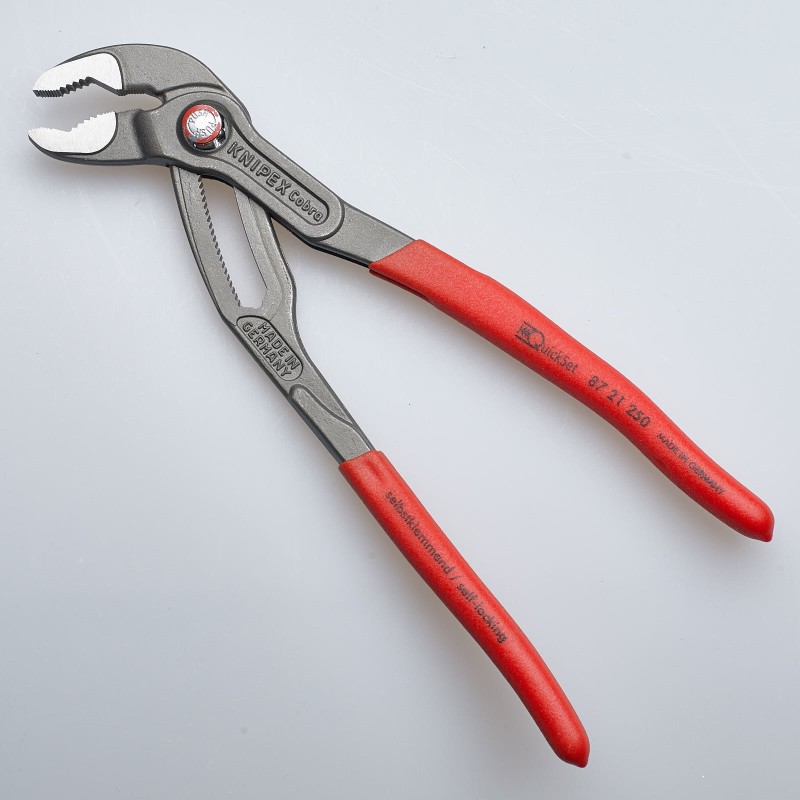 Knipex-Tangen.nl | Cobra® Waterpomptang QuickSet 87 21 250 KNIPEX |... Knipex-Tangen.nl | Cobra® Waterpomptang QuickSet 87 21 250 KNIPEX |...