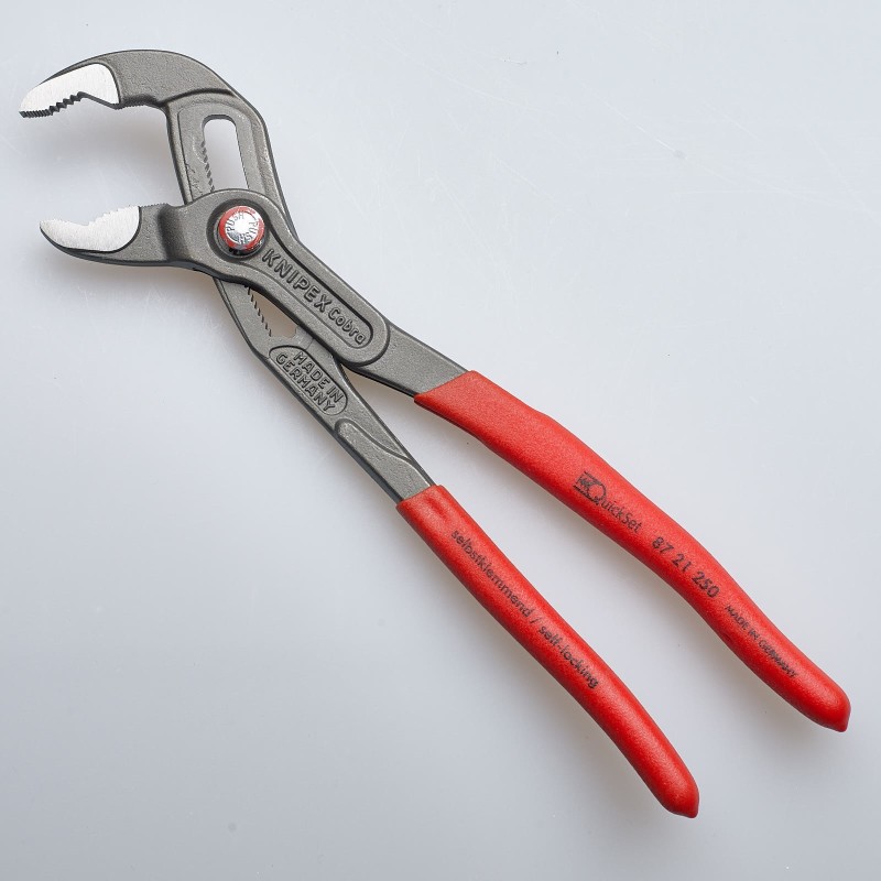 Knipex-Tangen.nl | Cobra® Waterpomptang QuickSet 87 21 250 KNIPEX |... Knipex-Tangen.nl | Cobra® Waterpomptang QuickSet 87 21 250 KNIPEX |...