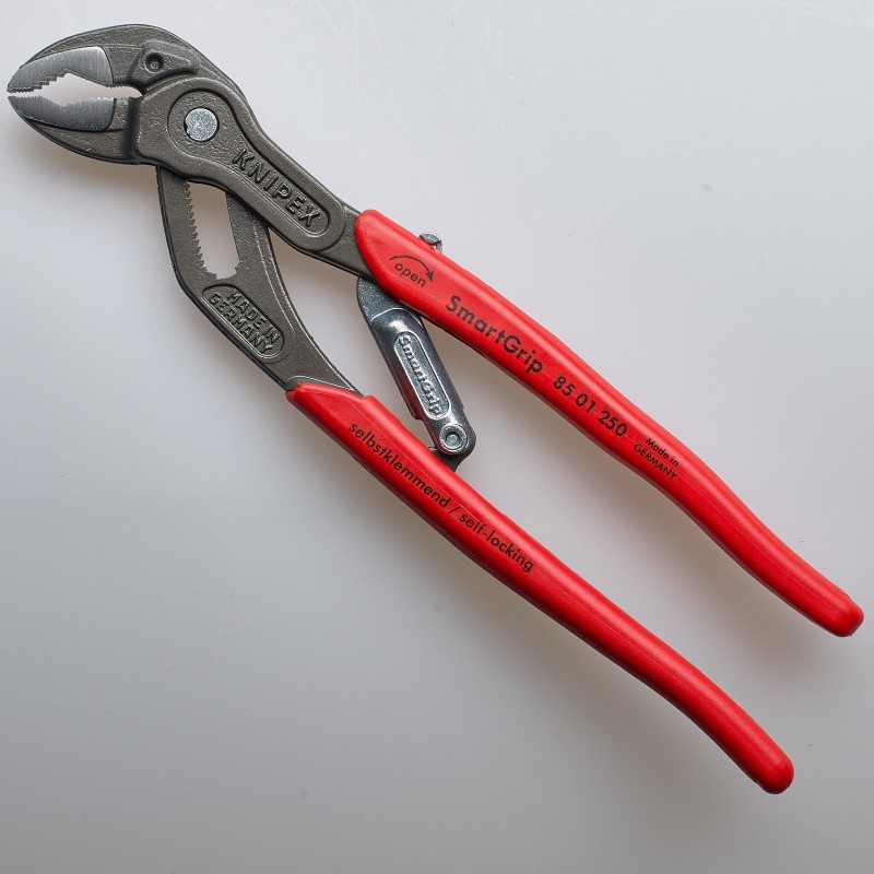 Knipex-Tangen.nl | SmartGrip® Waterpomptang 85 01 250 KNIPEX | 85 0...