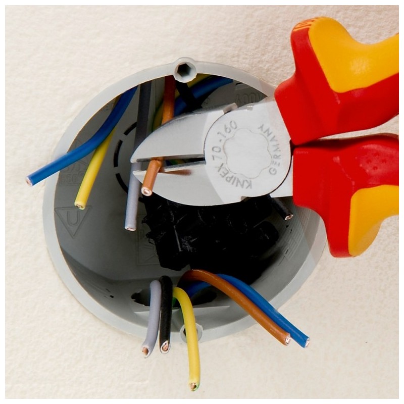 Knipex-Tangen.nl | Zijsnijtang 70 06 125 VDE KNIPEX | 70 06 125