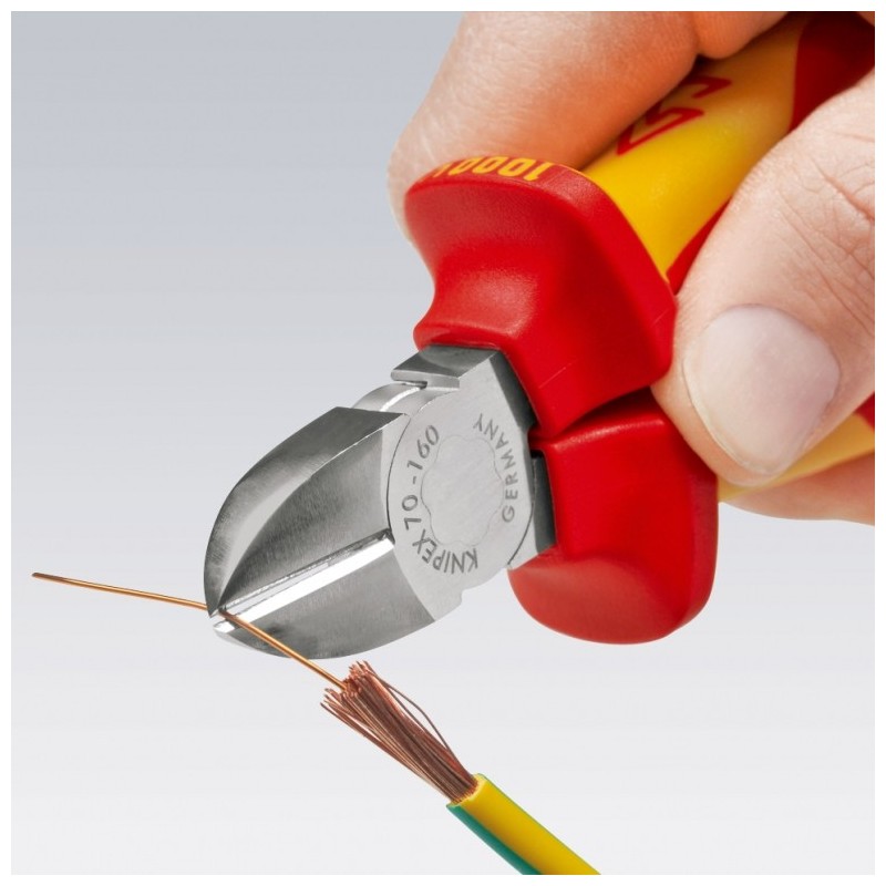 Knipex-Tangen.nl | Zijsnijtang 70 06 125 VDE KNIPEX | 70 06 125