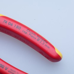 Knipex-Tangen.nl | Kracht-zijsnijtang 74 06 180 VDE KNIPEX | 74 06 180