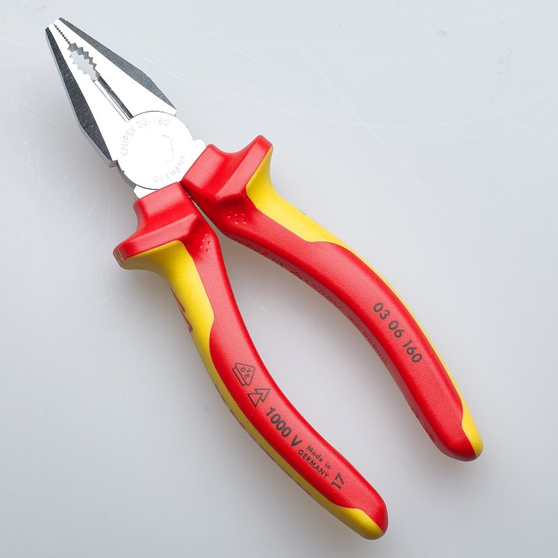 Knipex-Tangen.nl | Kombitang 03 06 160 VDE KNIPEX | 03 06 160