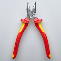Knipex-Tangen.nl | Kracht-Kombitang 02 06 180 VDE KNIPEX | 02 06 180