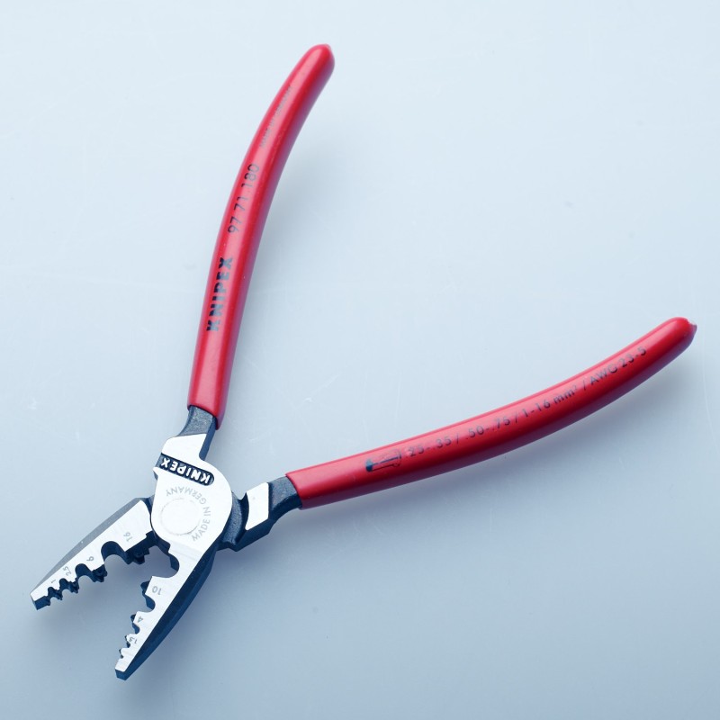 Knipex-Tangen.nl | Adereindhuls krimptang 97 71 180 KNIPEX | 97 71 180