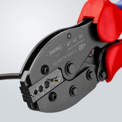 Knipex-Tangen.nl | PreciForce® Krimptang-Coax- BNC-stekkers 97 52 5...