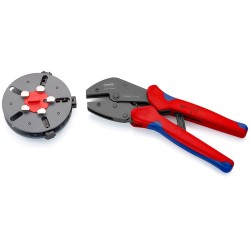 Knipex-Tangen.nl | MultiCrimp® Krimptang met wissellader en 3 profi... Knipex-Tangen.nl | MultiCrimp® Krimptang met wissellader en 3 profi...