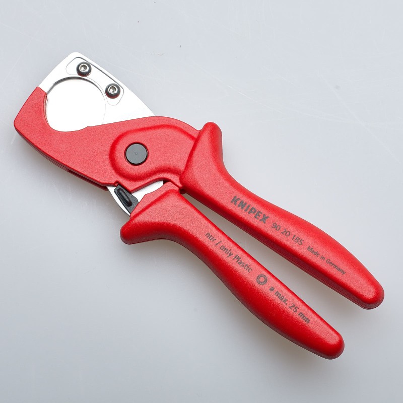 Knipex-Tangen.nl | Pijpsnijder voor kunststofbuizen 90 20 185 KNIPE...