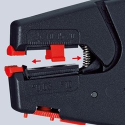 Striptang zelfinstellend 12 50 200 KNIPEX