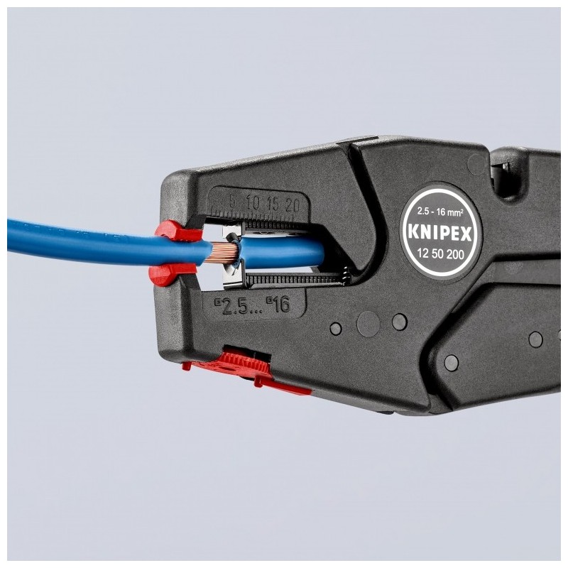 Striptang zelfinstellend 12 50 200 KNIPEX
