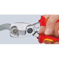 Om koperen en aluminium kabels te knippen