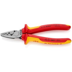 Knipex-Tangen.nl | Adereindhuls krimptang 97 78 180 VDE KNIPEX | 97...