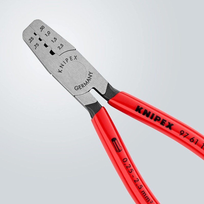 Knipex-Tangen.nl | Adereindhuls krimptang 97 61 145 A KNIPEX | 97 6...