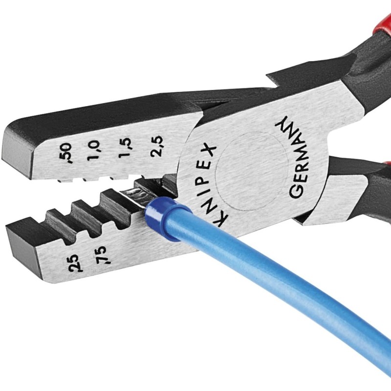 Knipex-Tangen.nl | Adereindhuls krimptang 97 61 145 A KNIPEX | 97 6...