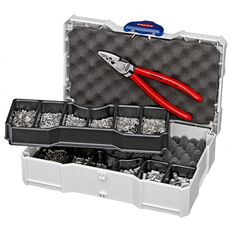 Knipex-Tangen.nl | Adereindhuls-assortiment in box incl. tang 97 90...