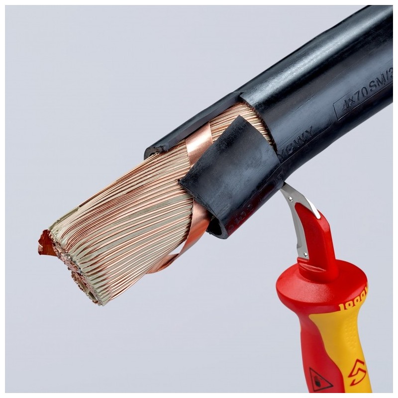 Kabelmes 98 55 met glijschoen VDE KNIPEX  4003773022558