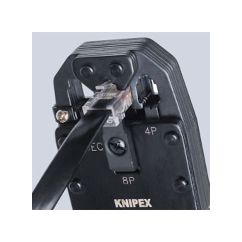 Knipex-Tangen.nl | Krimptang voor Western stekkers 97 51 12 KNIPEX ...