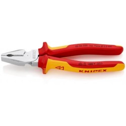 Knipex-Tangen.nl | Kracht-Kombitang 02 06 180 VDE KNIPEX | 02 06 180