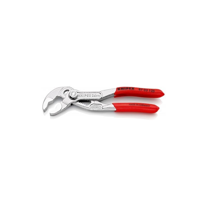 Knipex-Tangen.nl | Cobra® Waterpomptang verchroomd 87 03 125 KNIPEX...