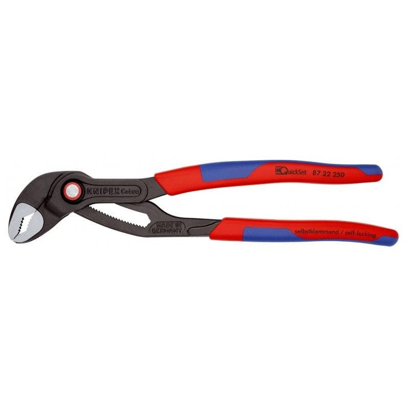Knipex-Tangen.nl | Cobra® QuickSet Hightech-waterpomptang 87 22 250...