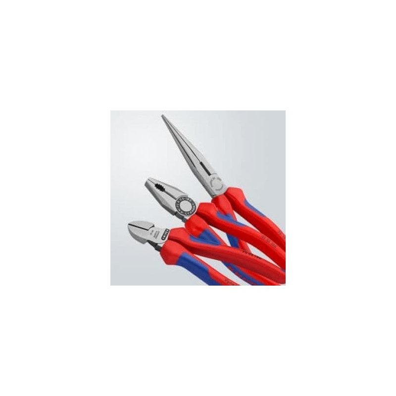 Knipex 00 20 11 3-delige Montage Tangenset met twee componenten handgreep