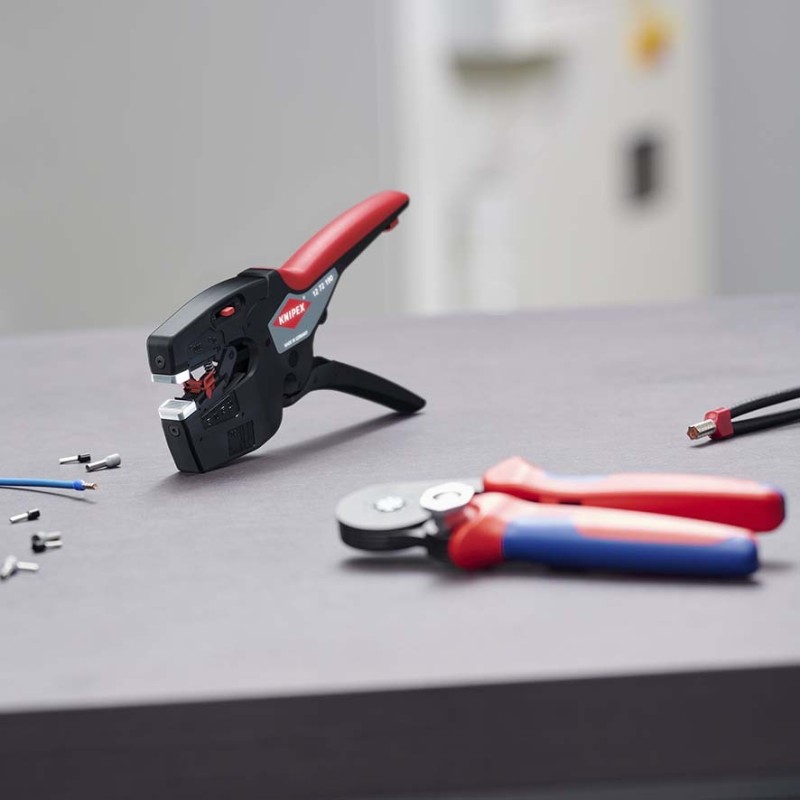 Knipex-Tangen.nl | NexStrip® KNIPEX 12 72 190-Multitool voor elektr...