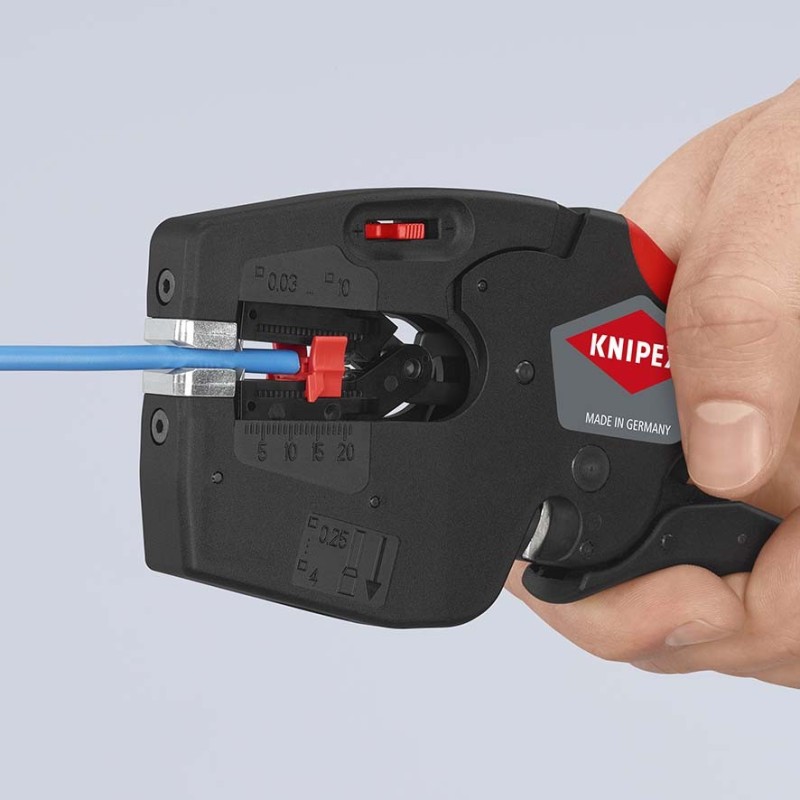 Knipex-Tangen.nl | NexStrip® KNIPEX 12 72 190-Multitool voor elektr...