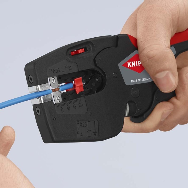 Knipex-Tangen.nl | NexStrip® KNIPEX 12 72 190-Multitool voor elektr...