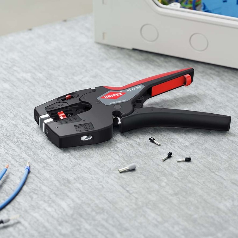 Knipex-Tangen.nl | NexStrip® KNIPEX 12 72 190-Multitool voor elektr...