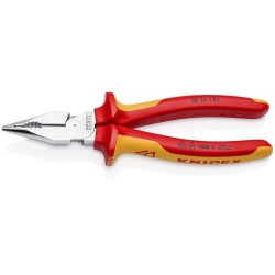 Knipex-Tangen.nl | Spitse kombitang 08 26 185 VDE KNIPEX | 08 26 185
