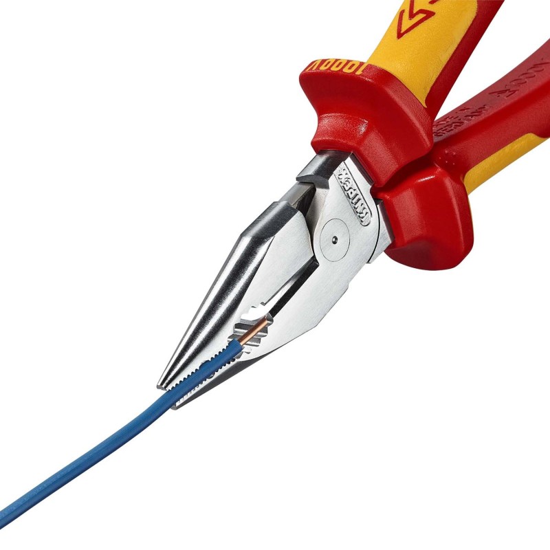 Knipex-Tangen.nl | Spitse kombitang 08 26 185 VDE KNIPEX | 08 26 185
