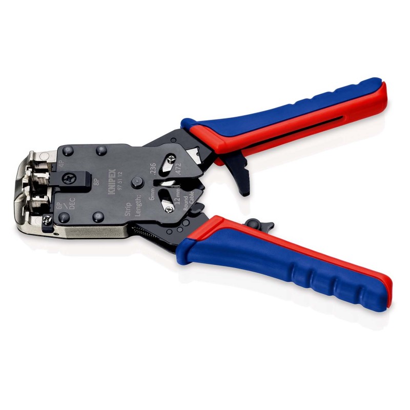 Knipex-Tangen.nl | Krimptang voor Western stekkers 97 51 12 KNIPEX ...