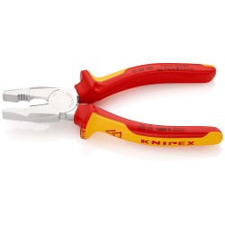 Combinatietang Chroom-Vanadium VDE KNIPEX 01 06 190 ...4003773040415