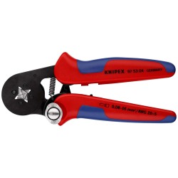 Knipex-Tangen.nl | Krimptang zij-invoering 4-kant 97 53 04 KNIPEX |...