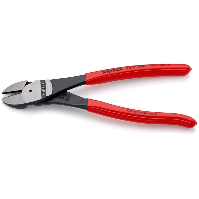 Kracht-zijsnijtang 74 21 200 KNIPEX 200 mm