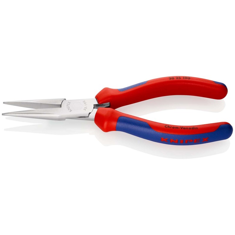 Knipex-Tangen.nl | Langbektang PLAT KNIPEX 30 25 190 | 30 25 190