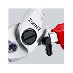 Knipex-Tangen.nl | Kabelschaar 95 26 165 met openingsveer en grende...