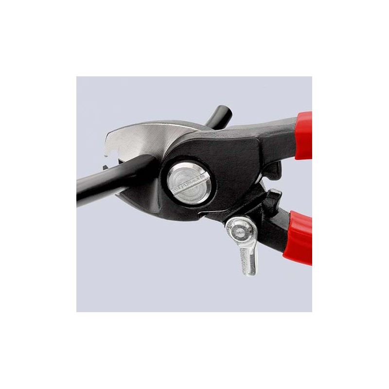 Knipex-Tangen.nl | Kabelschaar 95 41 165 KNIPEX met veer en grendel...
