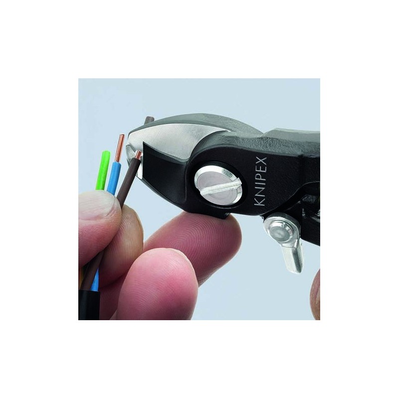 Knipex-Tangen.nl | Kabelschaar 95 41 165 KNIPEX met veer en grendel...