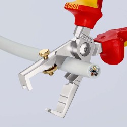 Knipex-Tangen.nl | Striptang StriX 13 66 180 T VDE KNIPEX met beves...