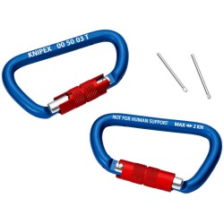 Knipex-Tangen.nl | Karabijnhaken voor vanglijn 00 50 03 T BK KNIPEX...
