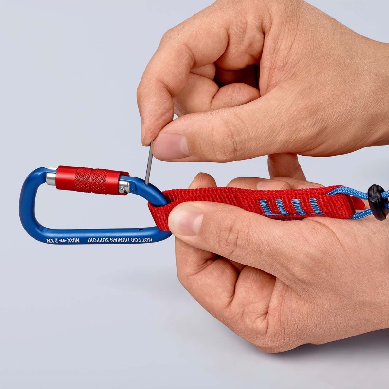 Knipex-Tangen.nl | Karabijnhaken voor vanglijn 00 50 03 T BK KNIPEX...