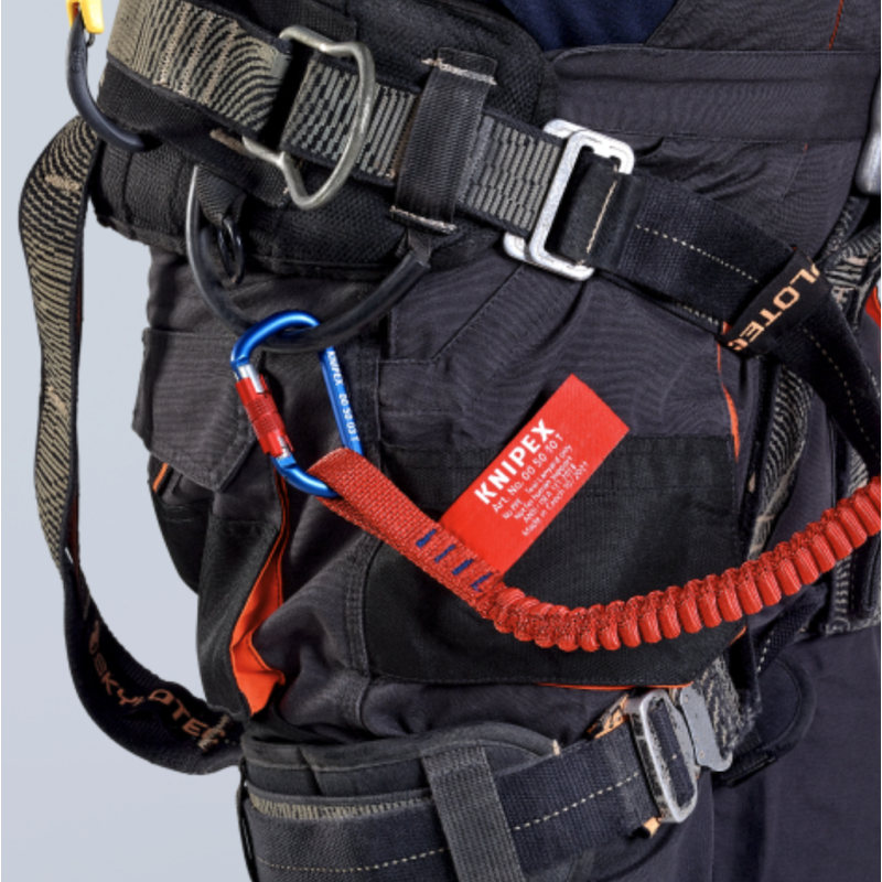 Knipex-Tangen.nl | Vanglijn met karabijnhaak 00 50 12 T BK KNIPEX |...