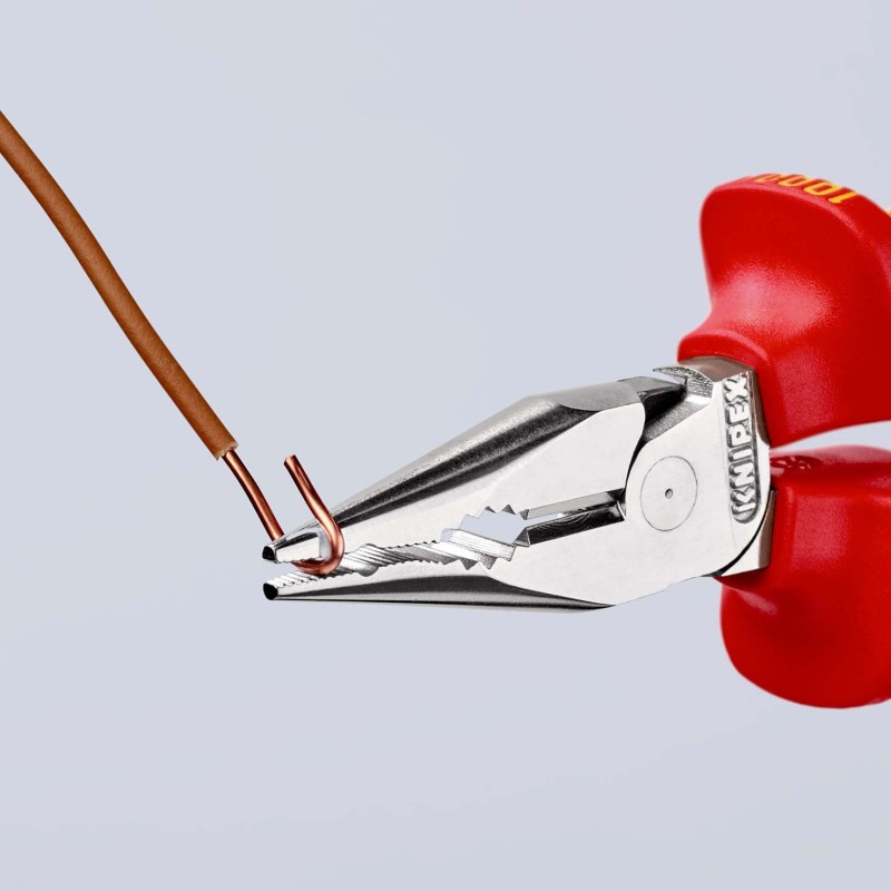 Tang met geïntegreerde geïsoleerde bevestigingshaak om een valbeveiliging aan te brengen