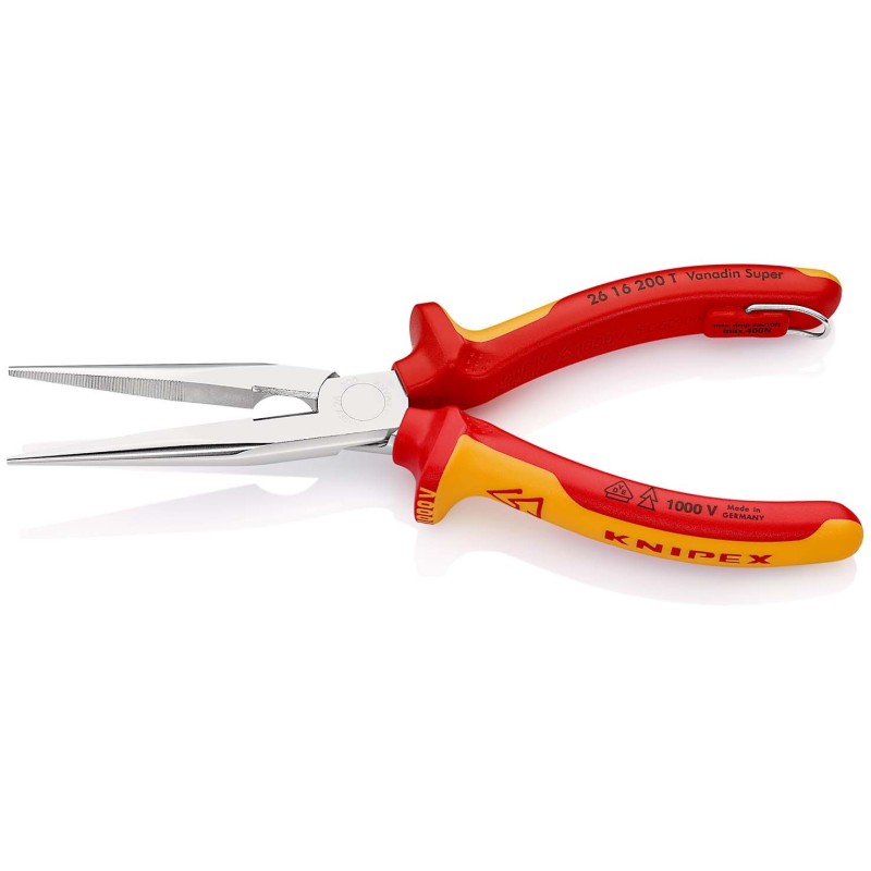 Knipex-Tangen.nl | Telefoon tang 26 16 200 T VDE KNIPEX met bevesti...